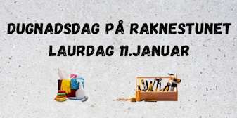 Dugnadsdag laurdag 11.januar